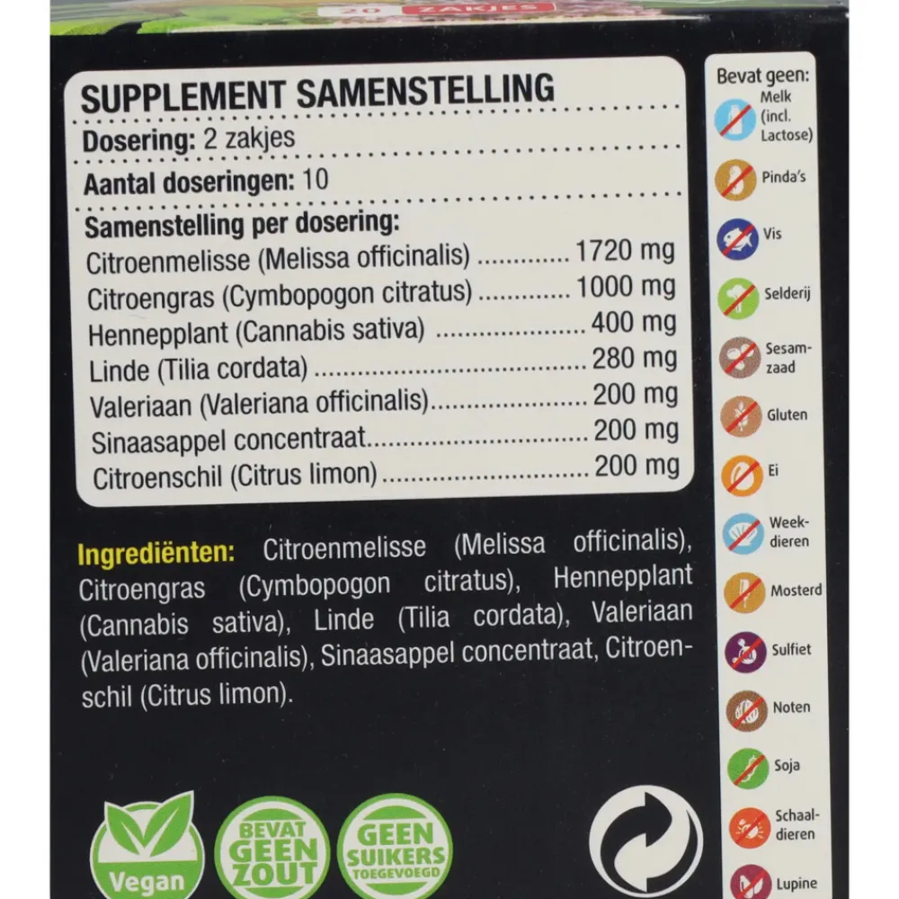 Discount 2x Thee Hennep CBD 20 stuks Thee