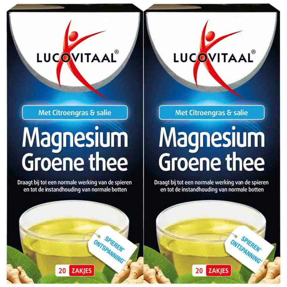 Thee<Lucovitaal 2x Thee Magnesium 20 stuks