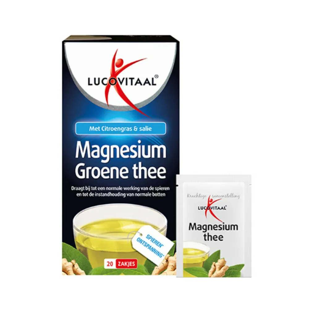 Thee<Lucovitaal 2x Thee Magnesium 20 stuks