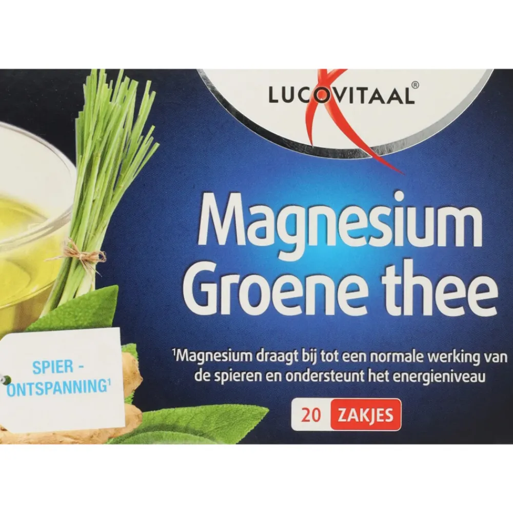 Thee<Lucovitaal 2x Thee Magnesium 20 stuks