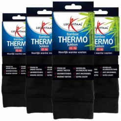 Sale 4x Thermosokken Bamboe 35-38 1 paar Zelfzorg