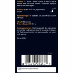 Online 3x Vitamine D3 D3 75mcg (3000IE) Forte 365 capsules Vitaminen