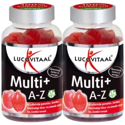 2x Vitamine Gummies Multi+ A tot Z 60 Gummies^Lucovitaal New