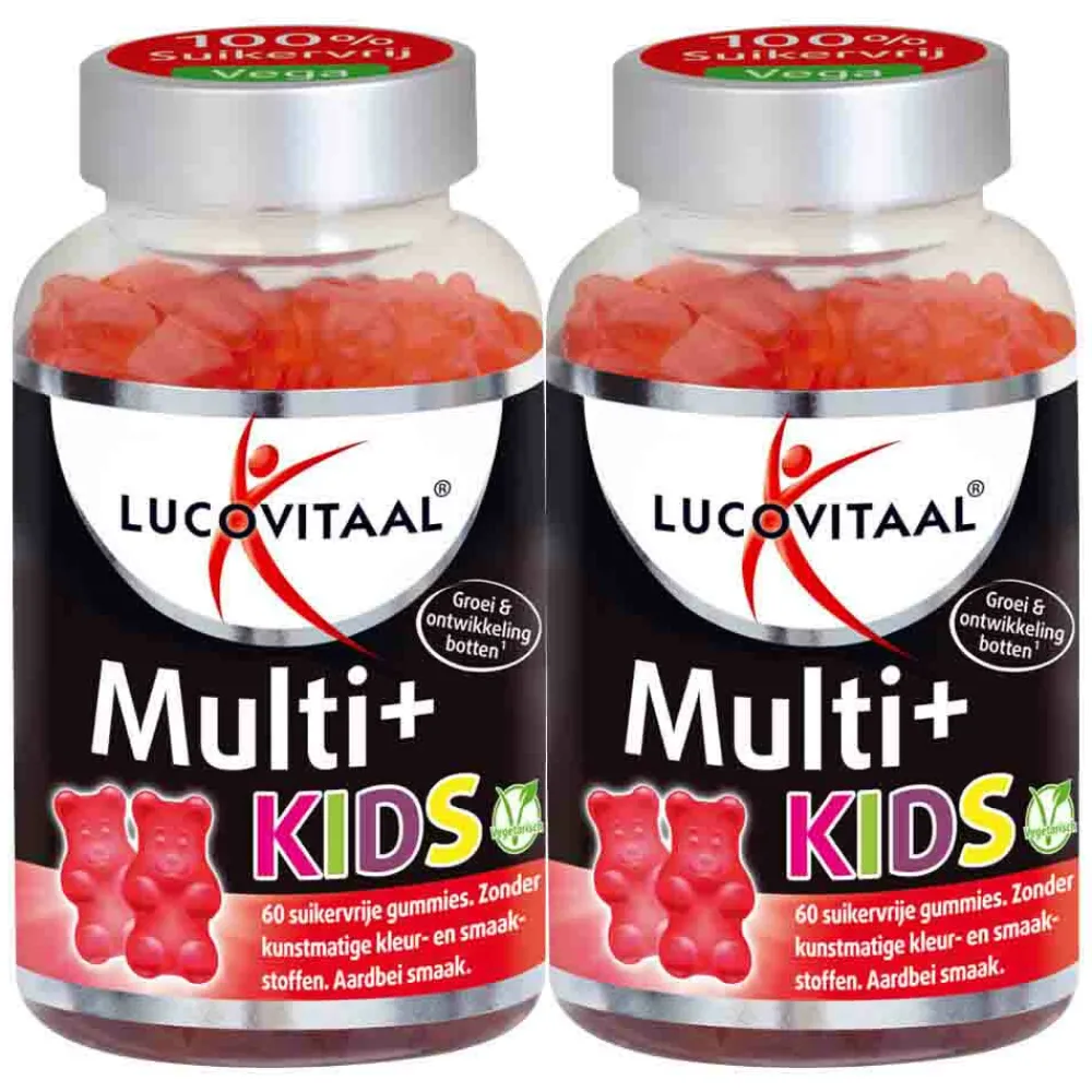 Vitaminen Kind<Lucovitaal 2x Vitamine Gummies Multi+ Kids 60 gummies