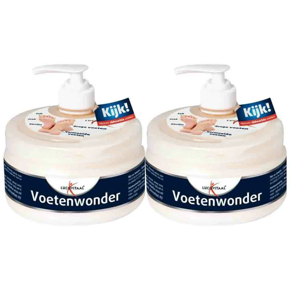 2x Voetenwonder 300 ml^Lucovitaal Outlet