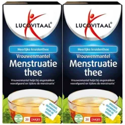 2x Vrouwenmantel Menstruatie Thee Vegan 20 stuks^Lucovitaal Online