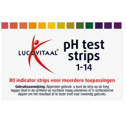 Zelftesten<Lucovitaal 3x Zuur Base Ph Strips 80 stuks