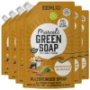 6x Marcel's Green Soap Allesreiniger Spray Sandelhout & Kardemom Navulling 500 ml^Marcels Green Soap Discount