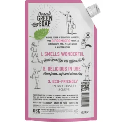 6x Marcel's Green Soap Handzeep Patchouli & Cranberry Navul Stazak 500 ml^Marcels Green Soap Hot