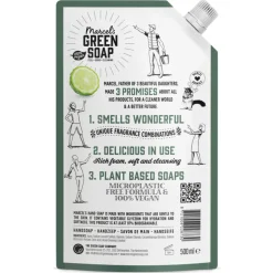 Best 6x Marcel's Green Soap Handzeep Bergamot & Black Pepper Navulling 500 ml Keukenartikelen