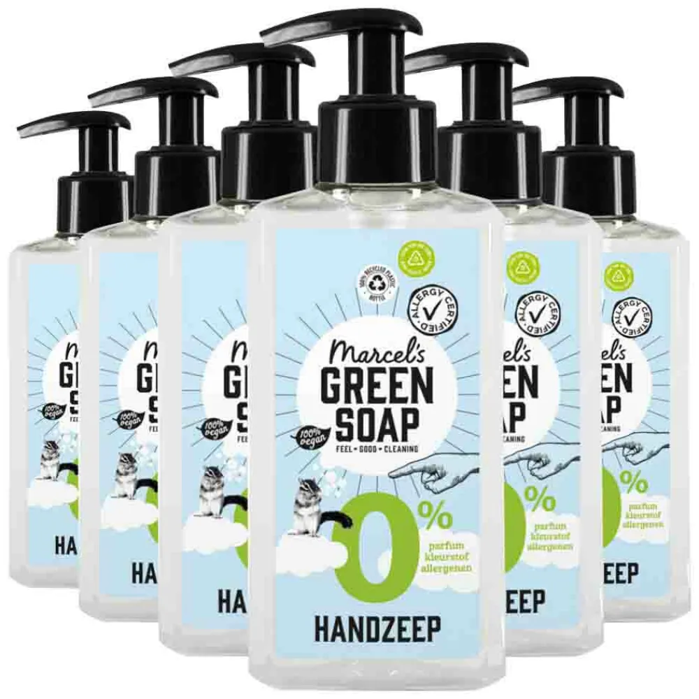 Keukenartikelen<Marcels Green Soap 6x Marcel's Green Soap Handzeep 0% 250 ml
