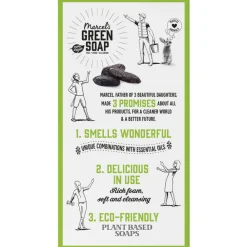 6x Marcel's Green Soap Showerbar Tonka & Muguet 150 gr^Marcels Green Soap Best