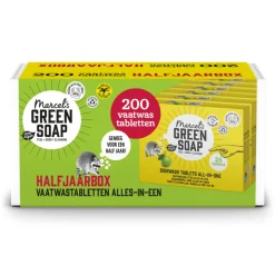 8x Marcel's Green Soap Vaatwastabletten All-In-One 25 stuks^Marcels Green Soap New