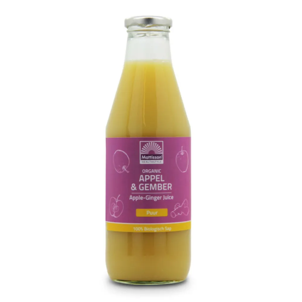 3x Appel Gember Sap Bio 750 ml^Mattisson Best