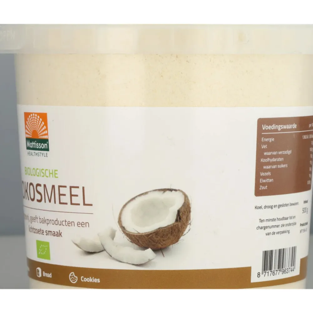 Bakken<Mattisson 3x Kokosmeel Bio 500 gr