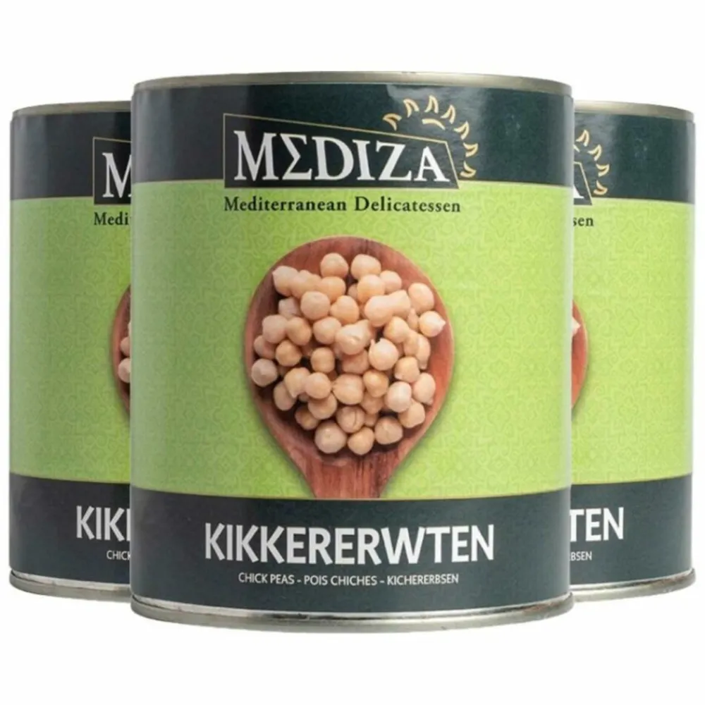 Clearance 3x Kikkererwten 800 gr Groente