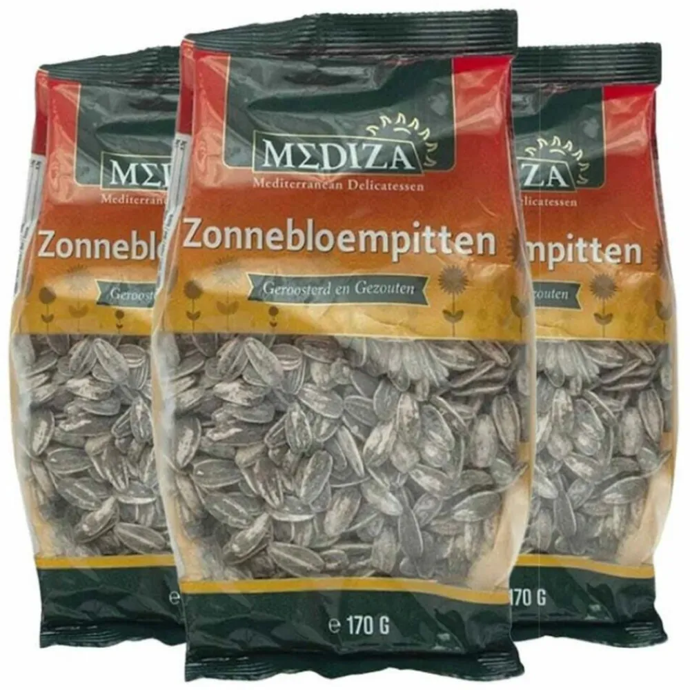 3x Zonnebloempitten 170 gr^Mediza Best