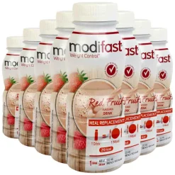 8x Drink Rood Fruit 236 ml^Modifast Outlet