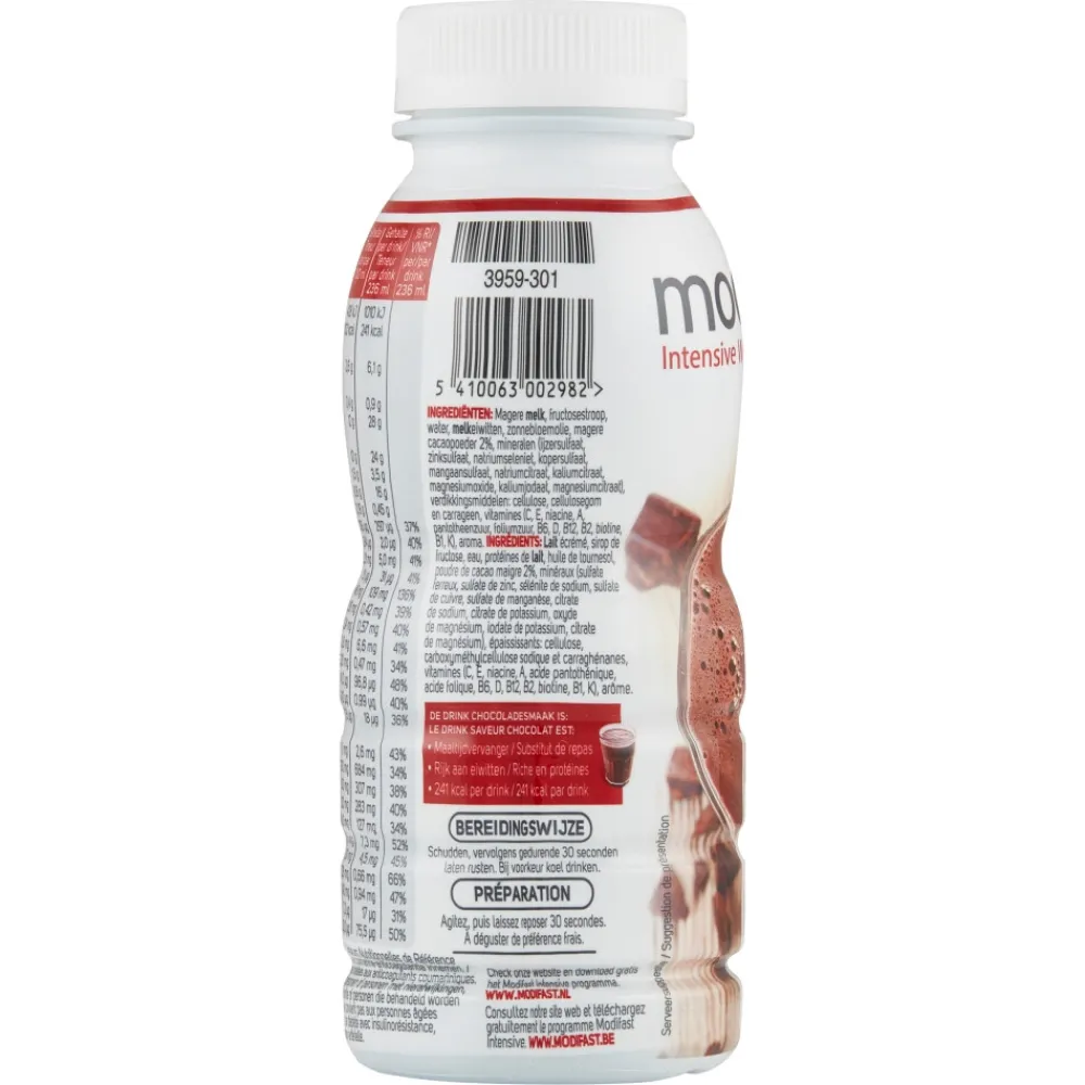New 4x Intensive Drink Chocolade 236 ml Maaltijdvervangers