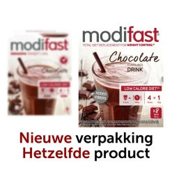 Dranken<Modifast 4x Intensive Milkshake Chocolade 8 x 55 gr