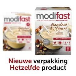 4x Intensive Pudding Yoghurt Hazelnoot 8 x 55 gr^Modifast Sale