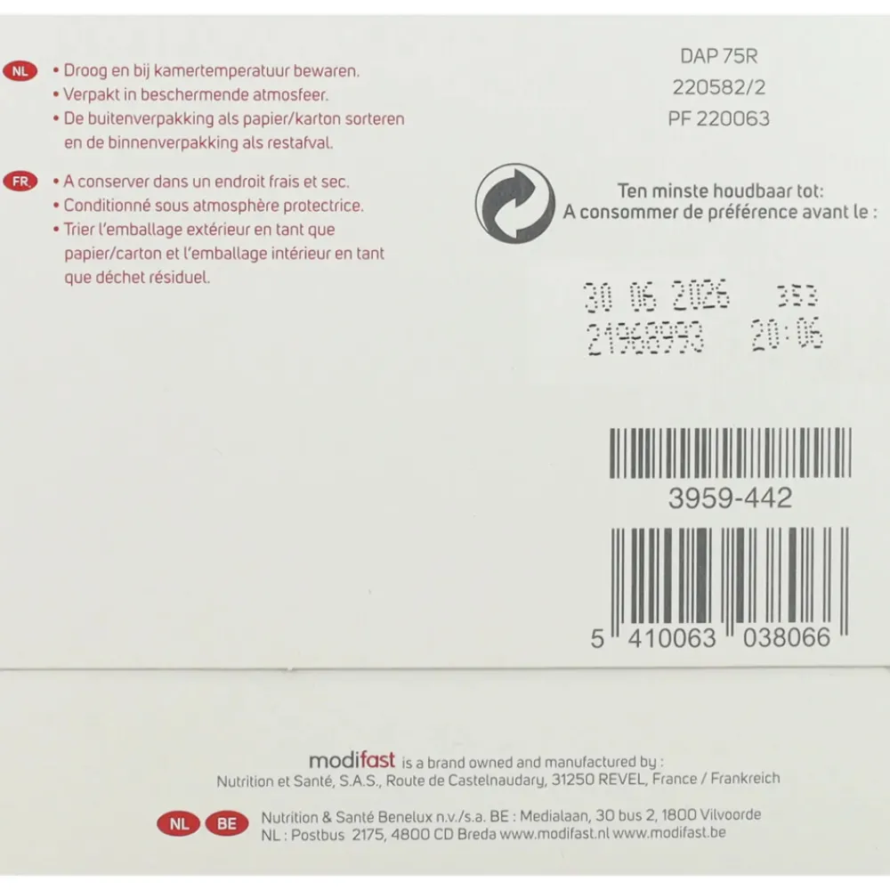 4x Intensive Pudding Yoghurt Hazelnoot 8 x 55 gr^Modifast Sale