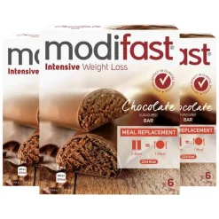 Snacks & Tussendoortjes<Modifast 3x Intensive Reep Melk Chocolade 6 x 31 gr