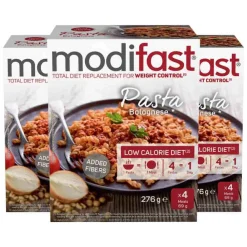 Pasta, Rijst & Wraps<Modifast 3x Weight Control Pasta Bolognese 4 x 62 gr