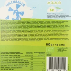 Clearance 6x Fruit Appel Eko 180 gr Koek