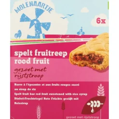 6x Fruit Rode Vruchten Eko 180 gr^Molenaartje