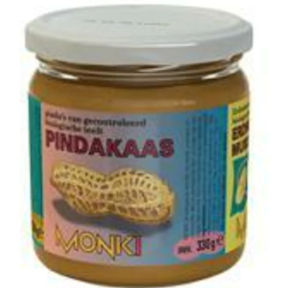 6x Pindakaas met Zout Bio 330 gr^Monki New