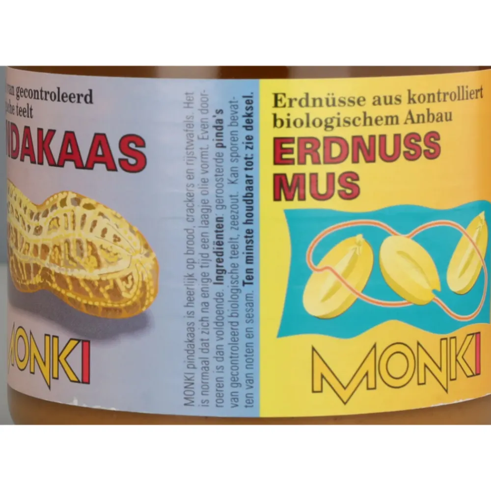 6x Pindakaas met Zout Bio 330 gr^Monki New