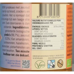 6x Pindakaas met Zout Bio 650 gr^Monki Best