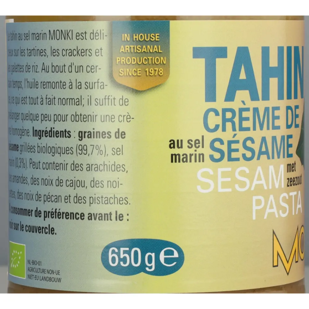 Hot 6x Tahin met Zout Bio 650 gr Beleg