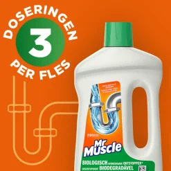 Badkamerartikelen<Mr. Muscle 6x Biologisch Afbreekbare Ontstopper 750 ml