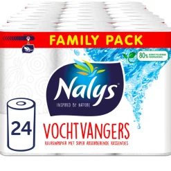 4x Keukenpapier in 80% Recycled Folie 6 stuks^Nalys Hot