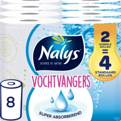 Keukenpapier<Nalys 4x Keukenpapier Vochtvangers 2 stuks