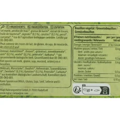 Soepen & Sauzen<Natur Compagnie 12x Groentebouillon met Zout Bio 8 stuks