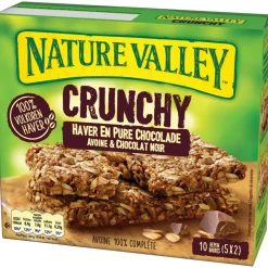 Lactosevrij|Snacks & Tussendoortjes<Nature Valley 5x Crunchy Haver en Pure Chocolade 5x2 stuks