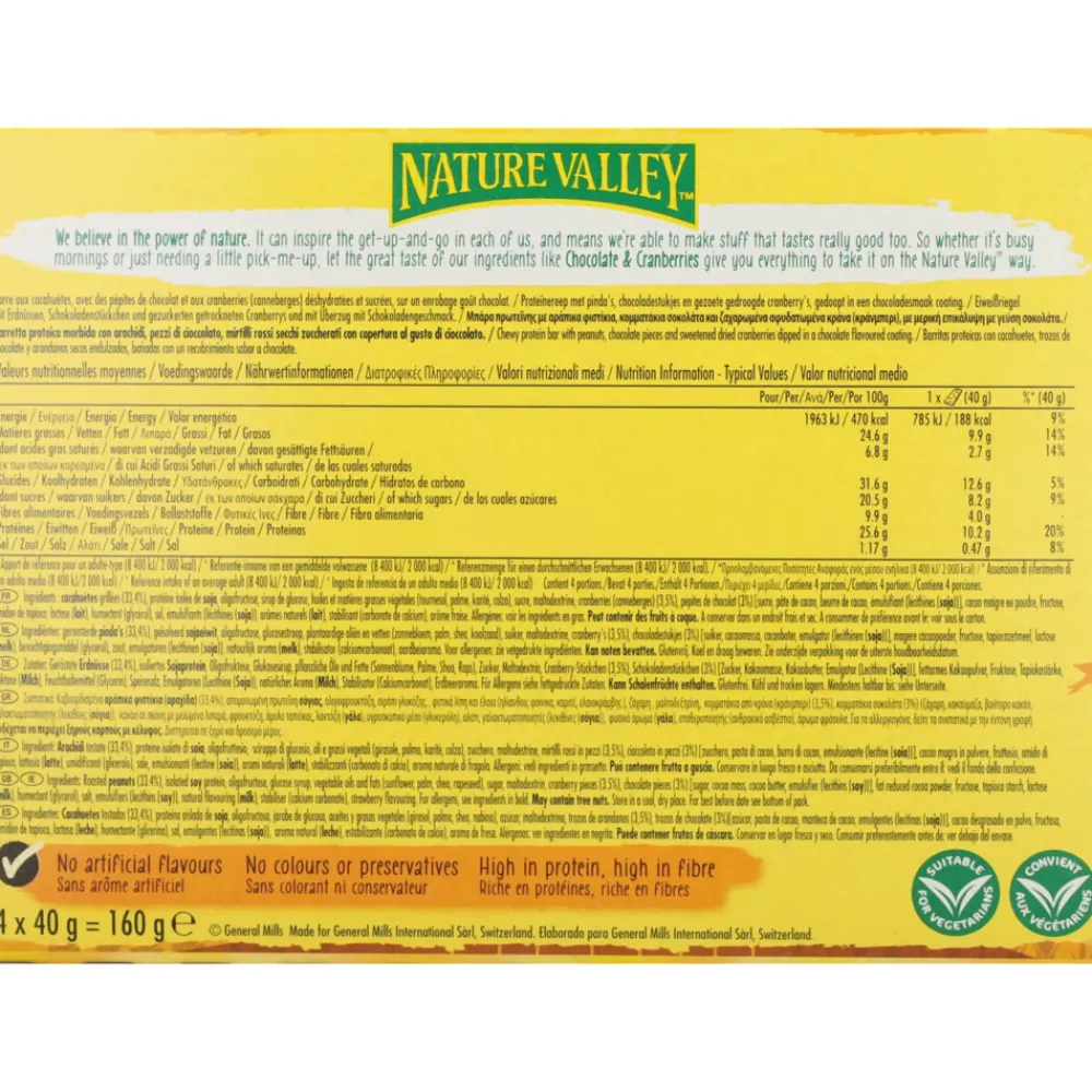 8x Proteine Repen Berries & Chocolate 4 stuks^Nature Valley New