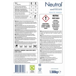 4x Waspoeder Wit 18 Wasbeurten 1,187 kg^Neutral