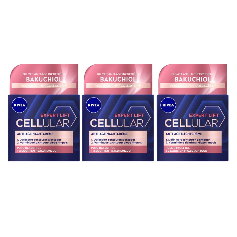 Dag- & Nachtcrème<NIVEA 3x Cellular Filler Nachtcrème Elasticity 50 ml