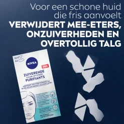Reiniging|Masker<NIVEA 6x Clear Up Strips Gezichtsmasker 6 stuks