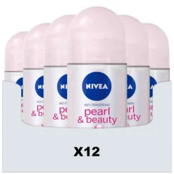 Deodorant<NIVEA 12x Deodorant Pearl & Beauty Roll-On 50 ml