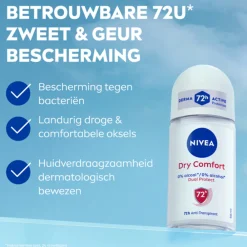 6x Deodorant Roller Dry Comfort 50 ml^NIVEA