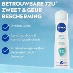Deodorant<NIVEA 6x Deodorant Spray Dry Fresh 150 ml
