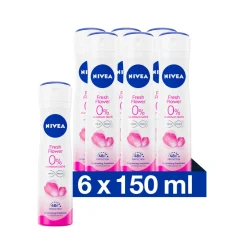 Deodorant<NIVEA 6x Deodorant Spray Fresh Flowers 150 ml