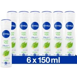 Deodorant<NIVEA 6x Deodorant Spray Pure & Natural Jasmine 150 ml