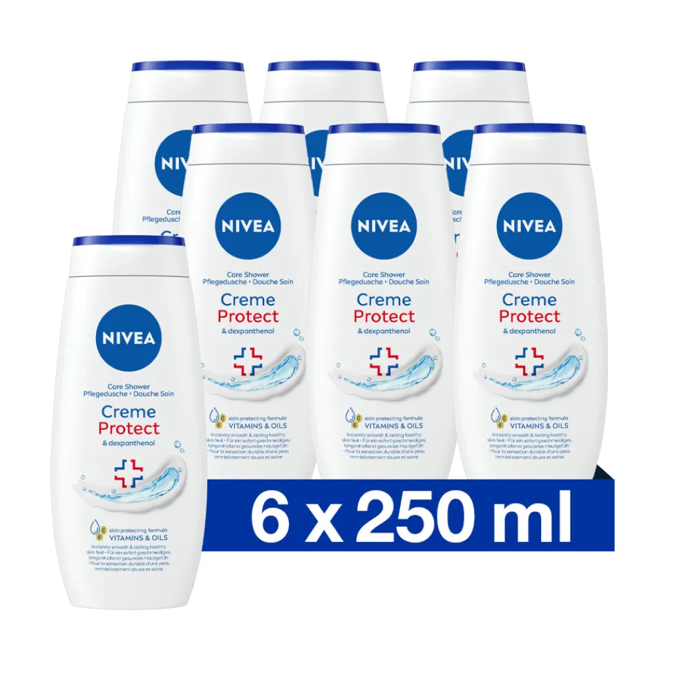 Online 6x Douchecrème Protect 250 ml Bad & Douche
