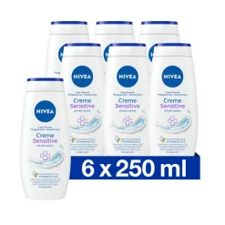 6x Douchecrème Sensitive 250 ml^NIVEA Online